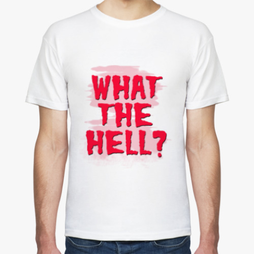 Футболка с принтом WTH?
