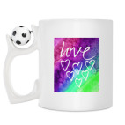 Кружка с футбольным мячиком