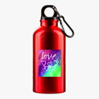 Металлическая бутылка 400 мл UV-DTF