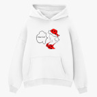 Толстовка худи оверсайз