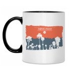 Кружка двухцветная