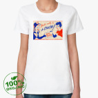 Женская футболка органик