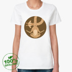 Женская футболка органик