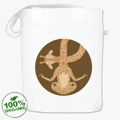 Сумка шоппер с принтом Animal Zen: G is for Giraffe