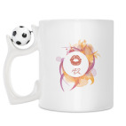 Кружка с футбольным мячиком