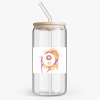 Банка с бамбуковой крышкой