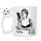 Кружка с футбольным мячиком