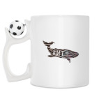 Кружка с футбольным мячиком
