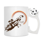 Кружка с футбольным мячиком