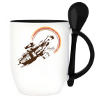 Кружка с ложкой