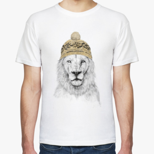 Футболка с принтом Лев