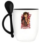 Кружка с ложкой