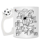 Кружка с футбольным мячиком