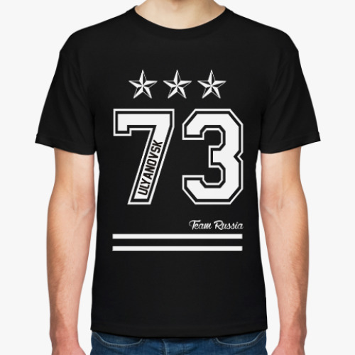 Футболка с принтом Ульяновск