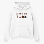 Толстовка худи оверсайз