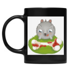 Кружка цветная UV-DTF