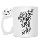 Кружка с футбольным мячиком