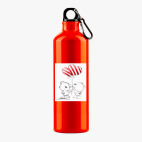 Металлическая бутылка 700 мл UV-DTF