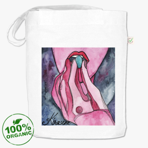 Сумка шоппер с принтом Леденец Мир