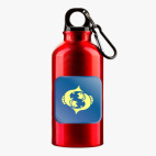 Металлическая бутылка 400 мл UV-DTF