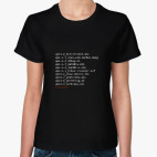 Женская футболка