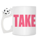 Кружка с футбольным мячиком