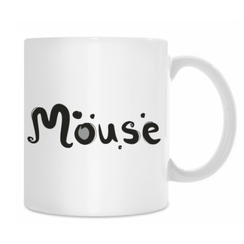 Кружка с принтом 'Мышь'