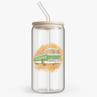 Банка с бамбуковой крышкой