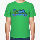 Классическая футболка Мотопейзаж