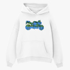 Толстовка худи оверсайз