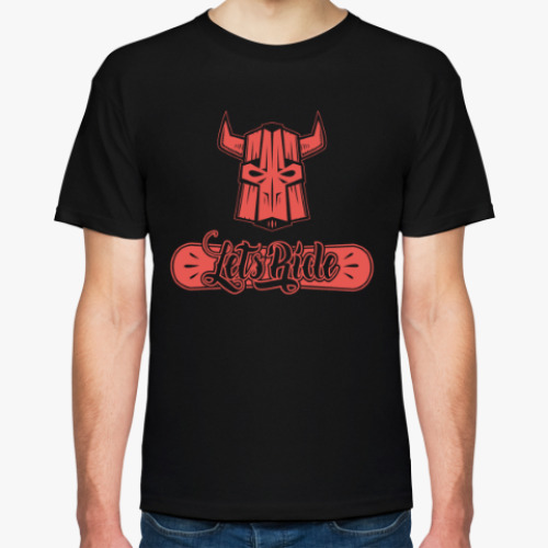 Футболка с принтом Let's Ride