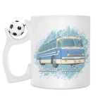 Кружка с футбольным мячиком