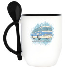 Кружка с ложкой