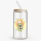 Банка с бамбуковой крышкой