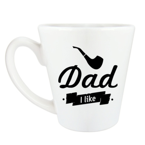 Чашка Латте 'Dad I like'