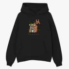 Толстовка худи оверсайз