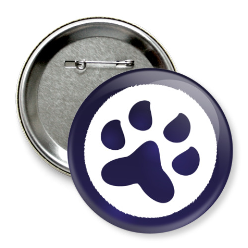 Значок 75мм с принтом Пантера