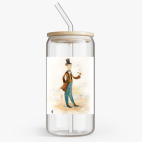 Банка с бамбуковой крышкой