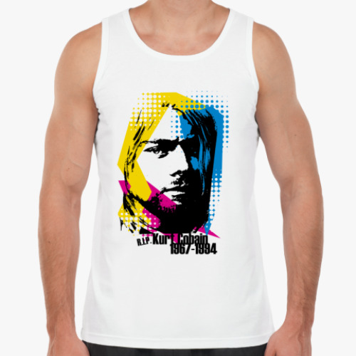 Майка с принтом Кобейн