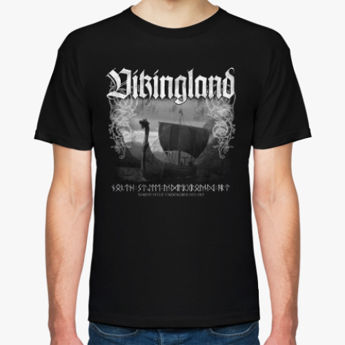 Футболка с принтом Vikingland