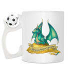 Кружка с футбольным мячиком