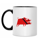 Кружка двухцветная