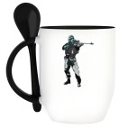 Кружка с ложкой