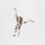 Обезьянка Космонавт