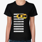 Классическая женская футболка Такси