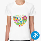 Женская спортивная футболка