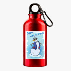 Металлическая бутылка 400 мл UV-DTF