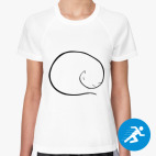 Женская спортивная футболка