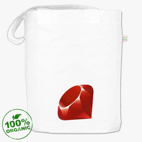 Сумка шоппер с принтом Ruby