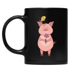 Кружка цветная UV-DTF